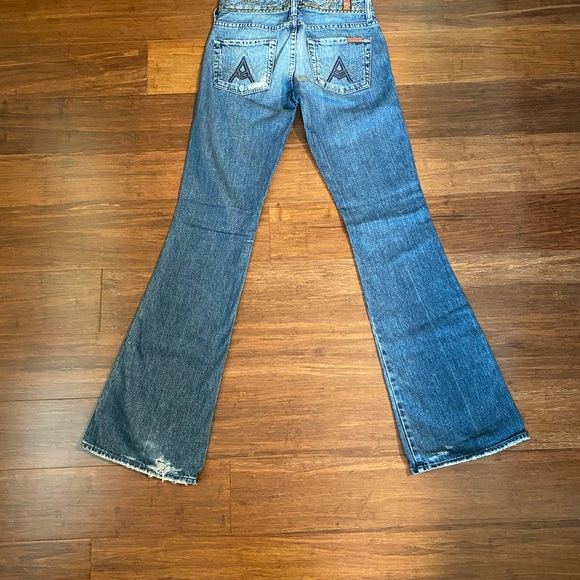 Vintage 7 FOR ALL MANKIND Studded Jeans - Picture 2 of 8